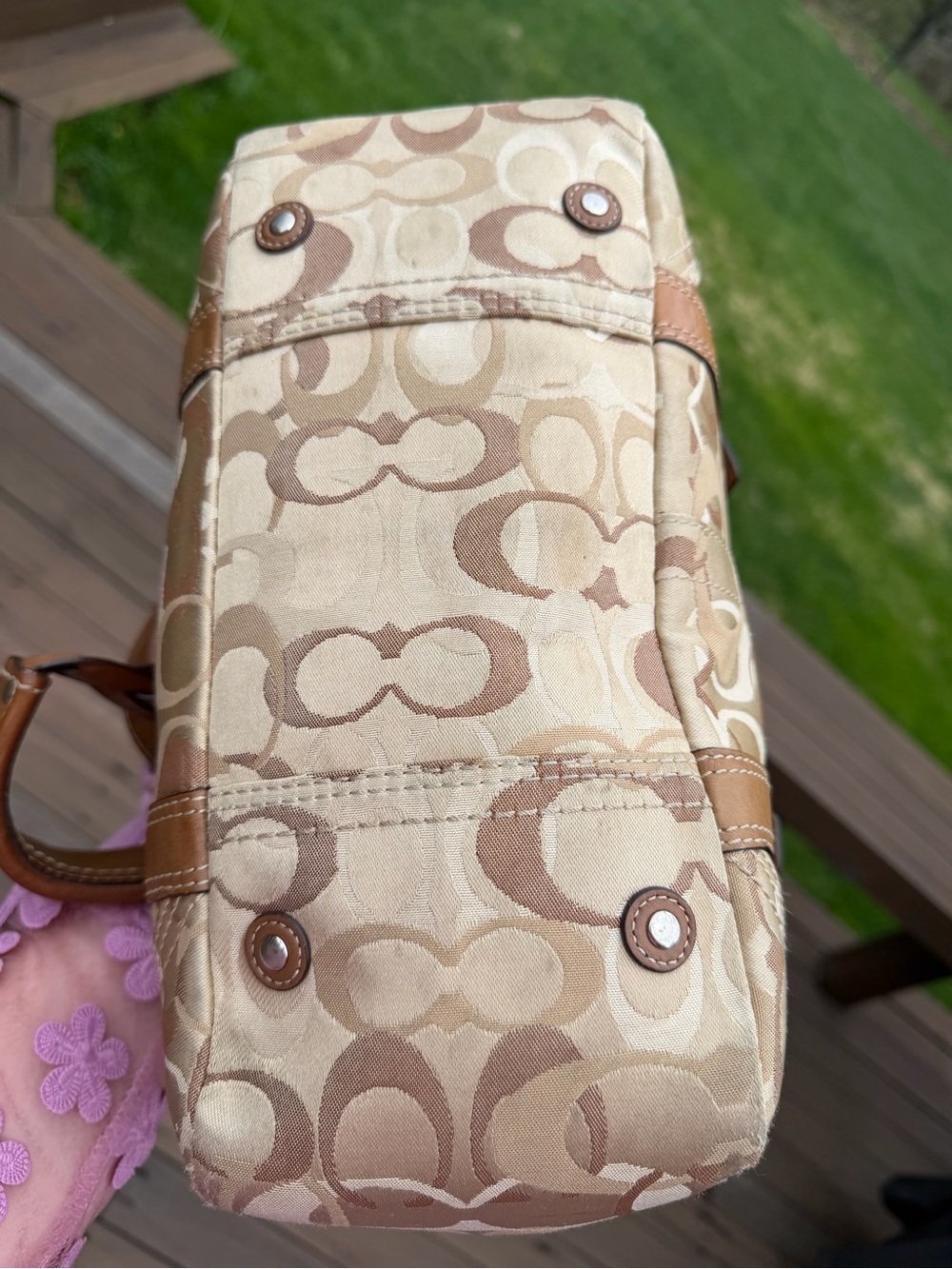 Coach Y2K Optic Braided Tote - Picture 6 of 9